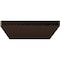 Ekena Millwork 3"W x 12"D Logan Hidden Support Steel Bracket w/ 8" Support Depth, Hammered Dark Bronze BKTM03X12LOHDB - alternate 8